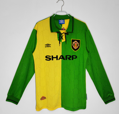 Manchester Unitde 1992/1994 third retro shirt long sleeve CANTONA