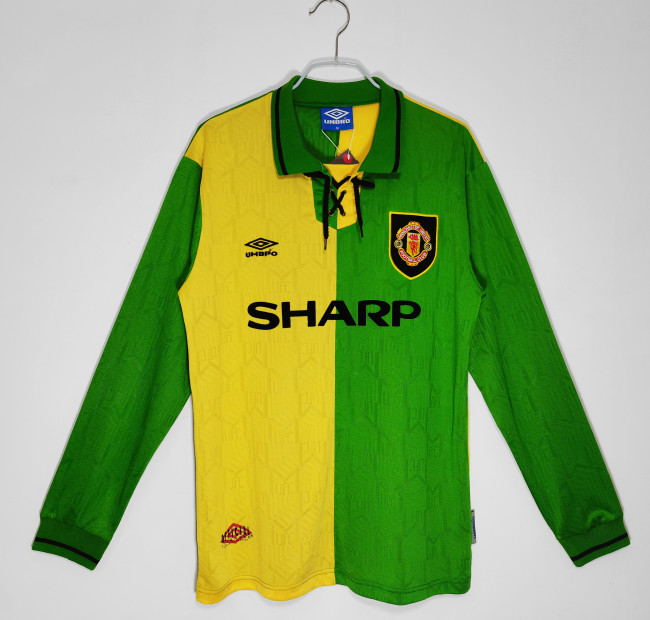 Manchester Unitde 1992/1994 third retro shirt long sleeve CANTONA