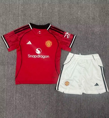 Manchester Unitde  2025/2026 home  full set kit (Adult and Kids)
