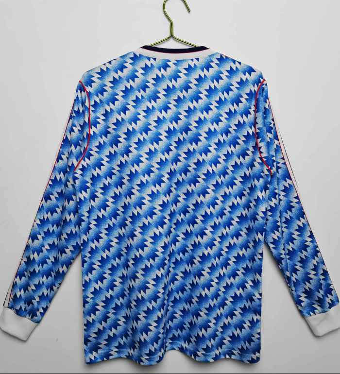 Manchester Unitde  1991/1992 away retro shirt Long Sleeves CANTONA