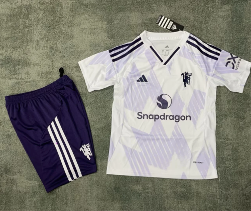 Manchester Unitde  2025/2026 away full set kit (Adult and Kids)