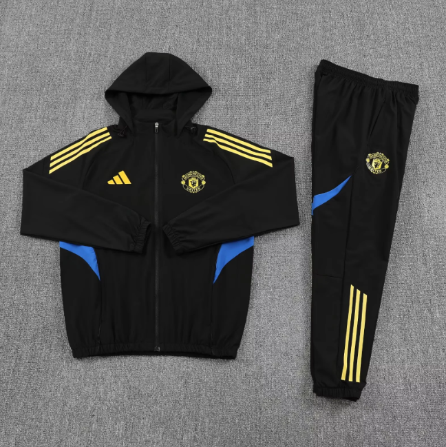 Manchester Unitde  2025/2026 windbreaker black suit