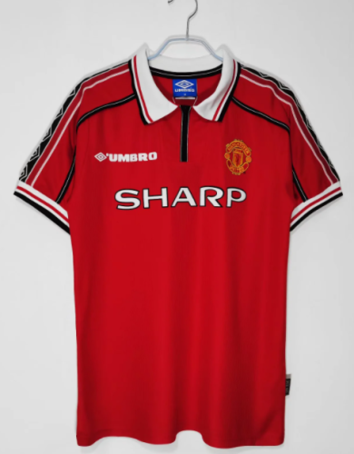 Manchester Unitde 1998/1999 home retro shirt BECKHAM