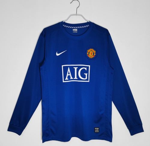 Manchester Unitde  2008/2009 third retro shirt long sleeve Ronaldo