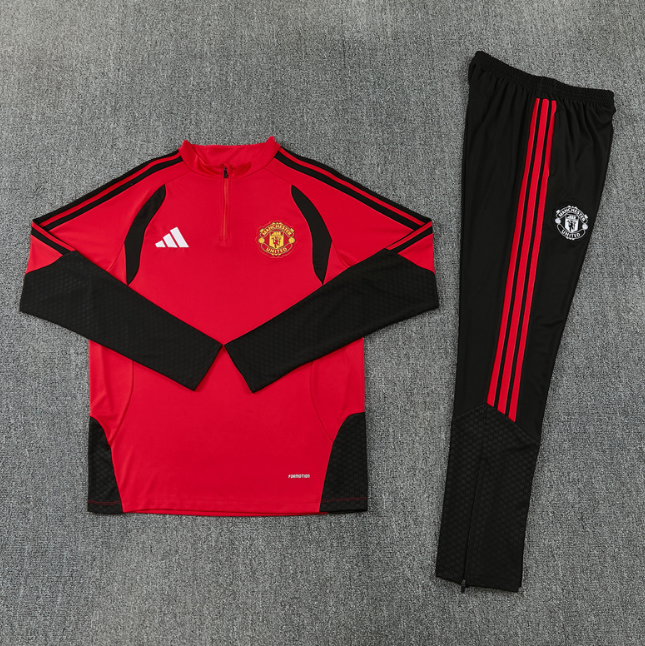 Manchester Unitde 2026/2027 1/4 zipper tracksuit red