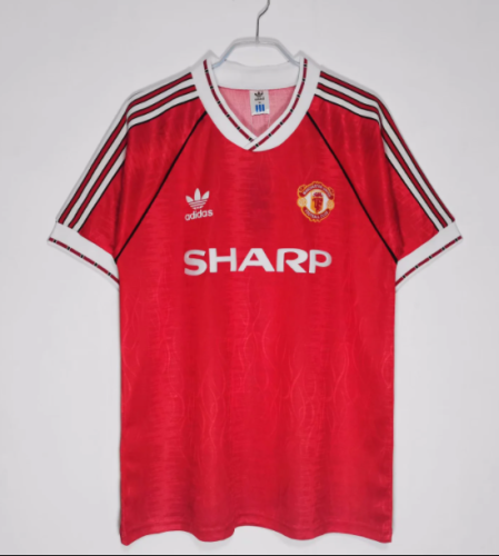Manchester Unitde 1991/1992 home retro shirt CANTONA