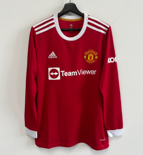 Manchester Unitde 2021/2022 home retro shirt Ronaldo (long sleeve)