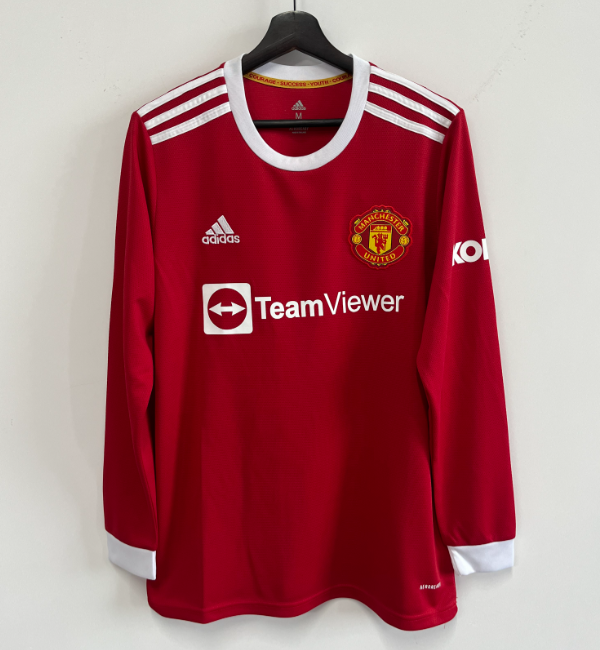 Manchester Unitde 2021/2022 home retro shirt Ronaldo (long sleeve)