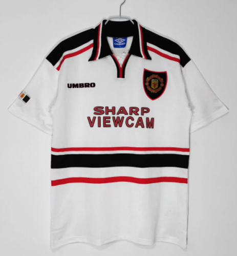 Manchester Unitde  1998/1999 away retro shirt BECKHAM