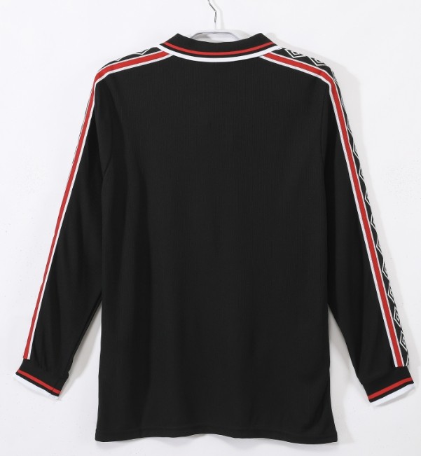 Manchester Unitde  1998/1999 black retro shirt long sleeve BECKHAM