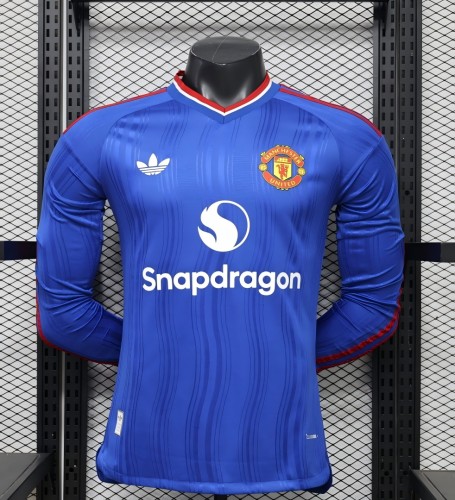 Manchester Unitde 2026/2027 away shirt Player Version long sleeves