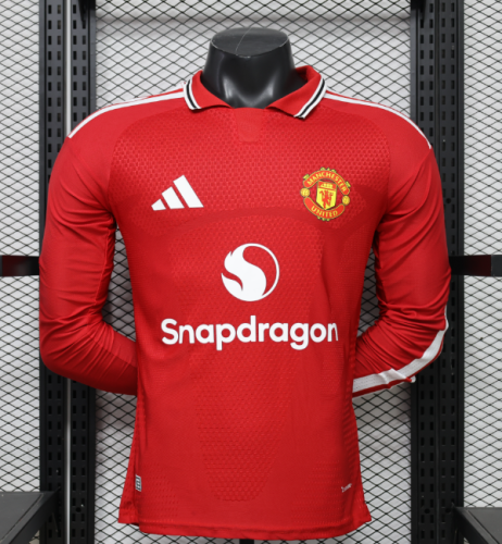Manchester Unitde 2026/2027 home shirt Player Version long sleeves