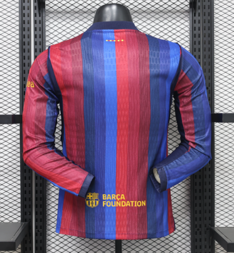 Barcelona 2026/2027 home shirt Player Version (long sleeve)