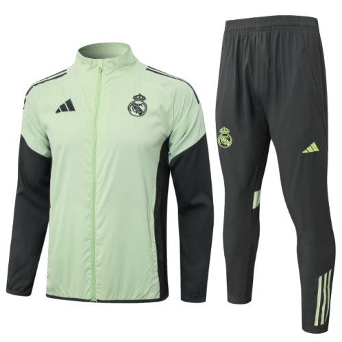 Real Madrid 2025/2026 jacket windbreaker grass green suit