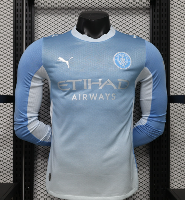 Manchester City 2026/2027 home shirt player version haaland (long sleeve)