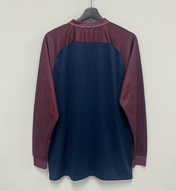 PSA 2017/2018 home retro shirt Mbappe Neymar (long sleeve)
