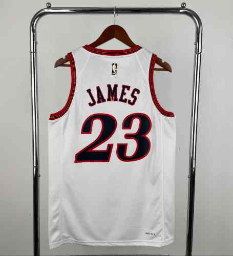 Philadelphia 76ers NBA  shirt  2026 season white shirt James 23