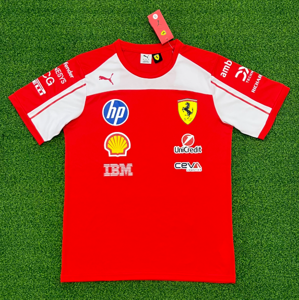 Scuderia Ferrari 2026 T-shirt white and red