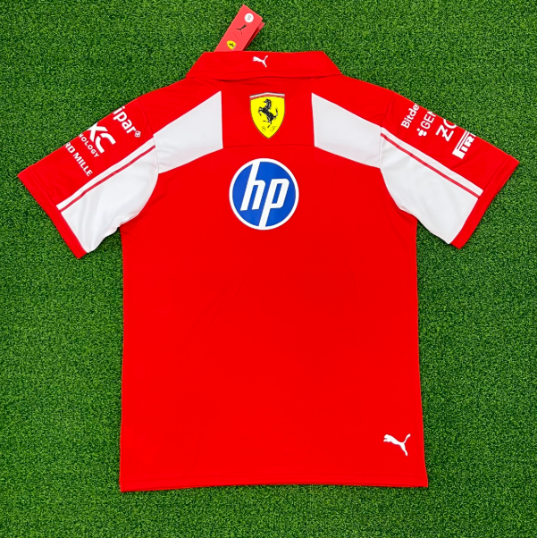 Scuderia Ferrari 2026 Polo-shirt white and red