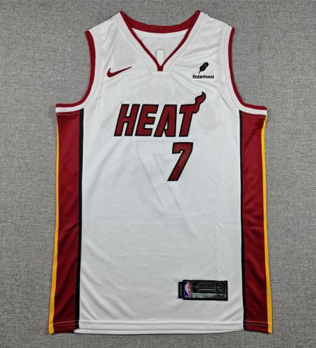 Miami Heat NBA Shirt V-neck white ANTETOKOUNMPO 7