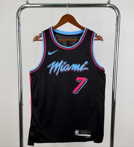 Miami Heat NBA Shirt Round-neck Black ANTETOKOUNMPO 7