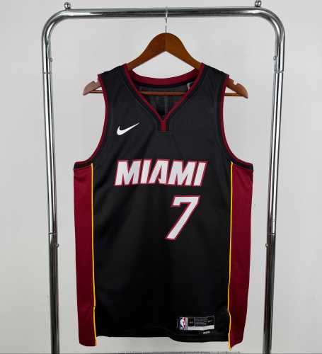 Miami Heat NBA Shirt 2023 season Black ANTETOKOUNMPO 7