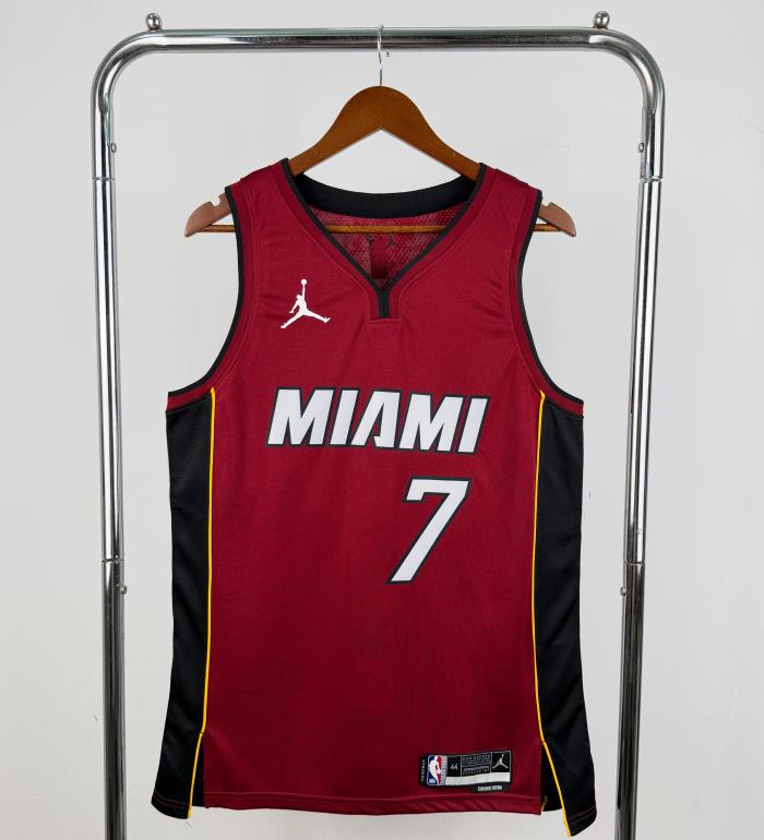 Miami Heat NBA Shirt 2023 season red ANTETOKOUNMPO 7