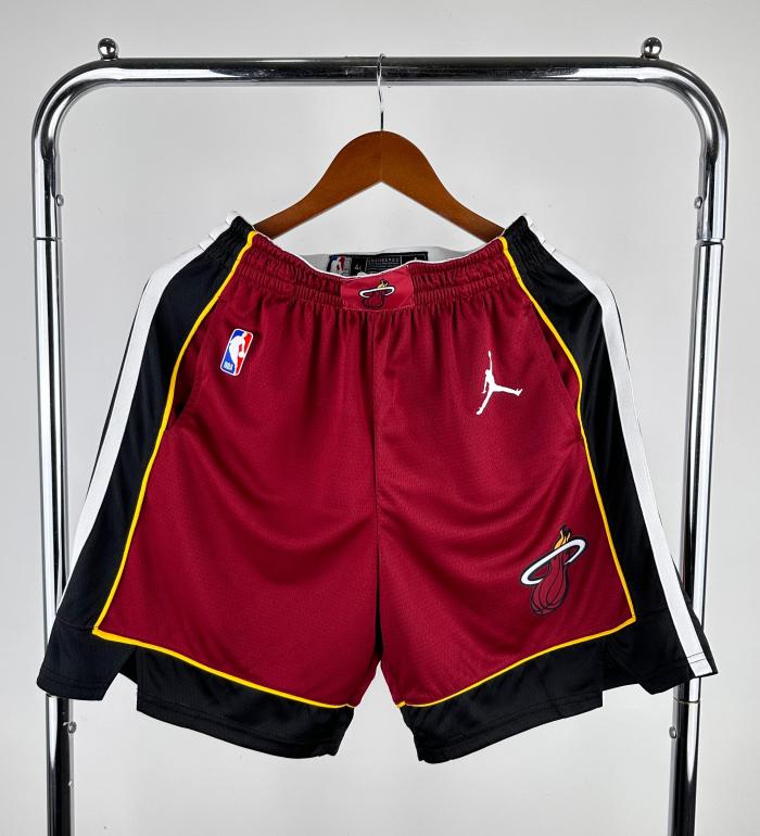 Miami Heat NBA Shorts 2023 season Red