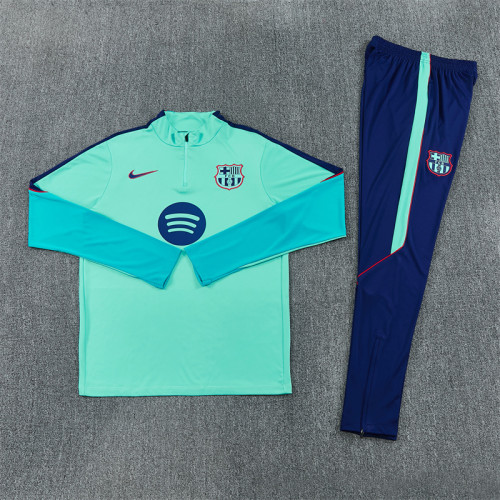 Copy Barcelona 2026/2027 1/4 zipper tracksuit Blue