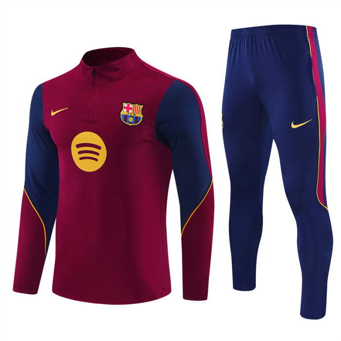 Barcelona 2026/2027 1/4 zipper tracksuit Red