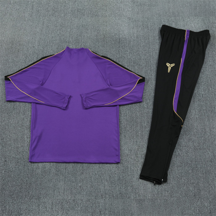 Barcelona 2026/2027 1/4 zipper tracksuit purple