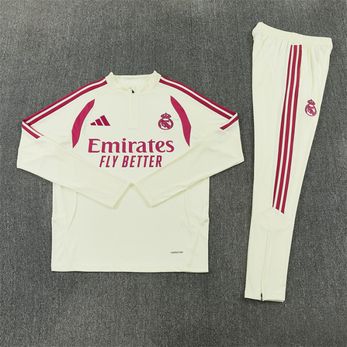 Real Madrid 2026/2027 1/4 zipper tracksuit maize-yellow
