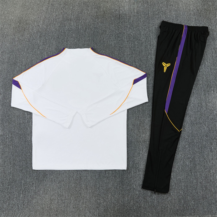 Barcelona 2026/2027 1/4 zipper tracksuit White