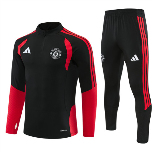 Manchester Unitde 2026/2027 1/4 zipper tracksuit Black