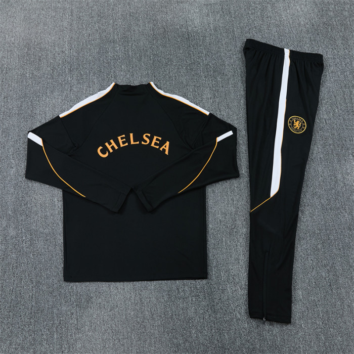 Chelsea 2026/2027 1/4 zipper tracksuit Black