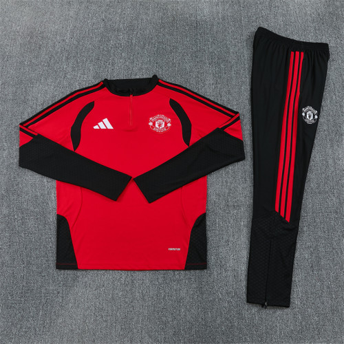 Manchester Unitde 2026/2027 1/4 zipper tracksuit Red
