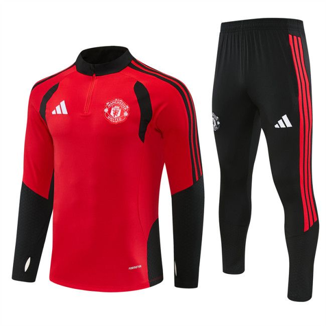 Manchester Unitde 2026/2027 1/4 zipper tracksuit Red