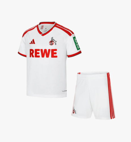 1. FC Köln 2026/20276 home full set kit (Adult and Kids)