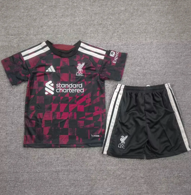 Liverpool 2026/2027 third full set kit (Adult and Kids)
