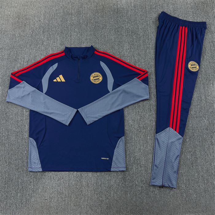 Bayren 2026/2027 1/4 zipper tracksuit Blue