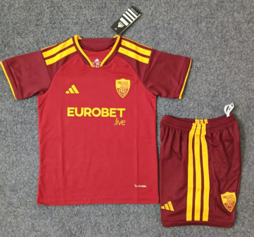 AS Roma 2026/2027 home full set kit (Adult and Kids)