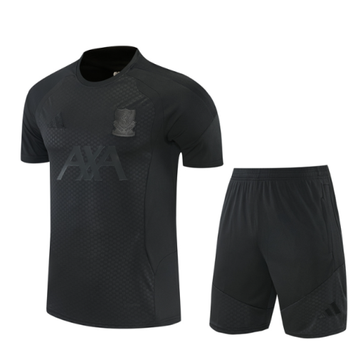 Liverpool 2026/2027 short sleeve and shorts tracksuit black