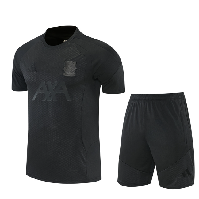 Liverpool 2026/2027 short sleeve and shorts tracksuit black