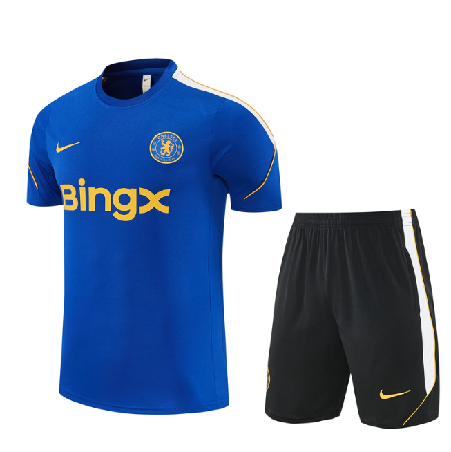Chelsea 2026/2027 short sleeve and shorts tracksuit Blue