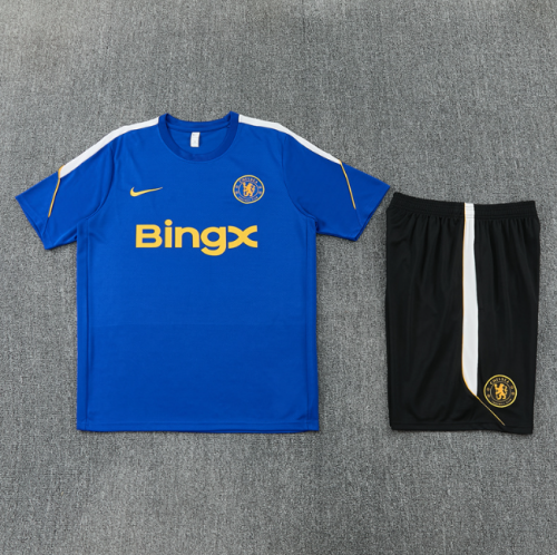 Chelsea 2026/2027 short sleeve and shorts tracksuit Blue