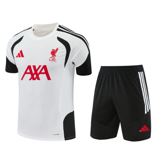 Liverpool 2026/2027 short sleeve and shorts tracksuit white