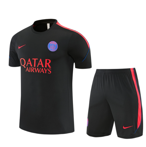 PSA 2026/2027 short sleeve and shorts tracksuit black