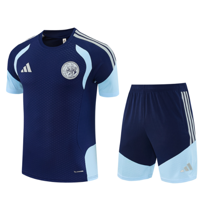 Ajax 2026/2027 short sleeve and shorts tracksuit Royal Blue