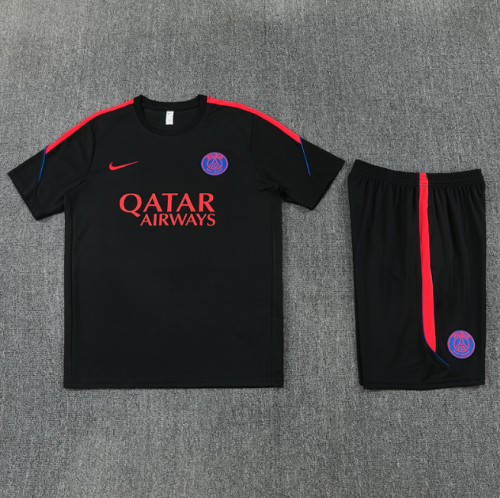 PSA 2026/2027 short sleeve and shorts tracksuit black