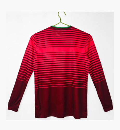 Portugal 2014 100th anniversary commemoration home retro shirt  (long sleeve) Ronaldo